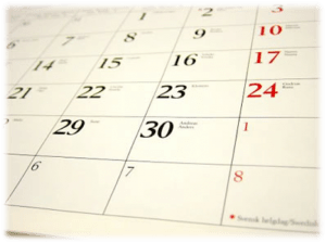 marketing naptár